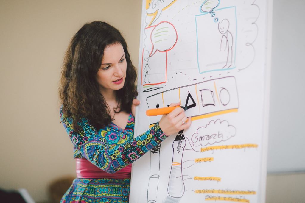 She draws her plans and makes it&nbsp;happen